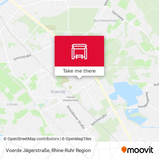 Voerde Jägerstraße map