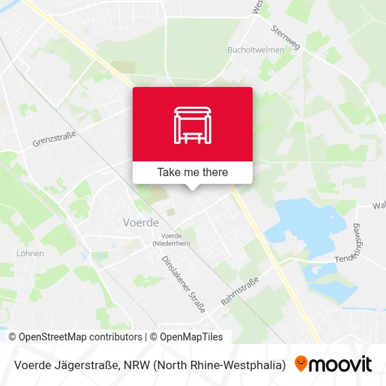 Voerde Jägerstraße map