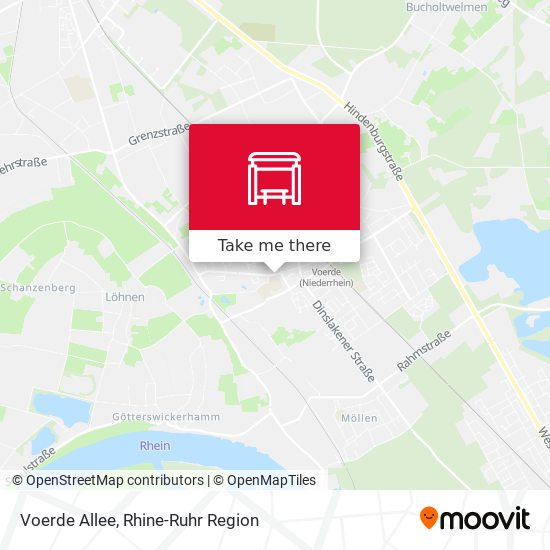 Voerde Allee map