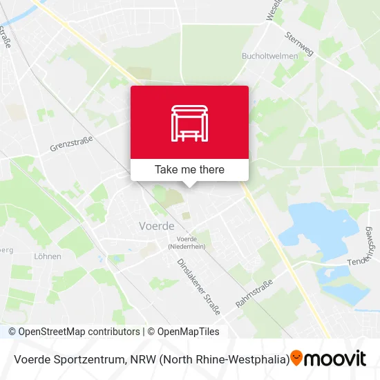 Voerde Sportzentrum map