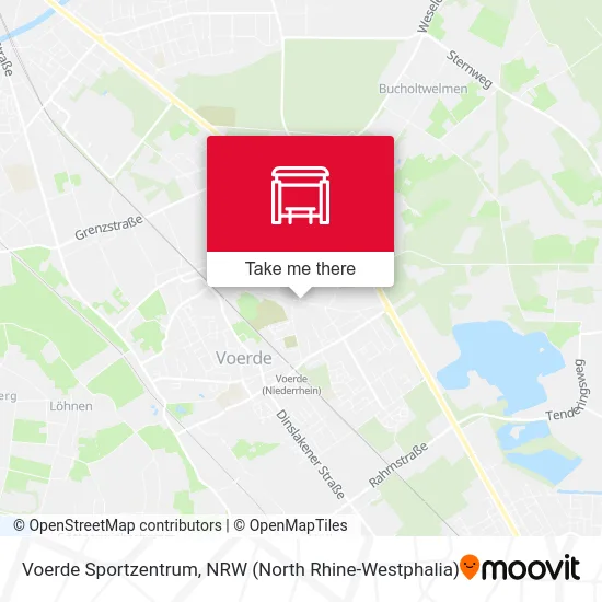 Voerde Sportzentrum map
