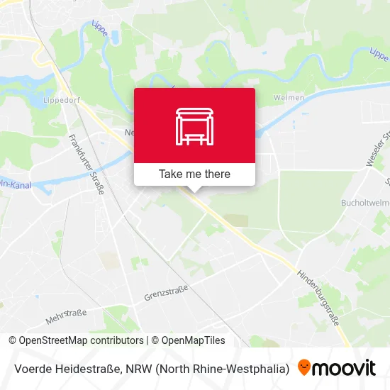 Voerde Heidestraße map