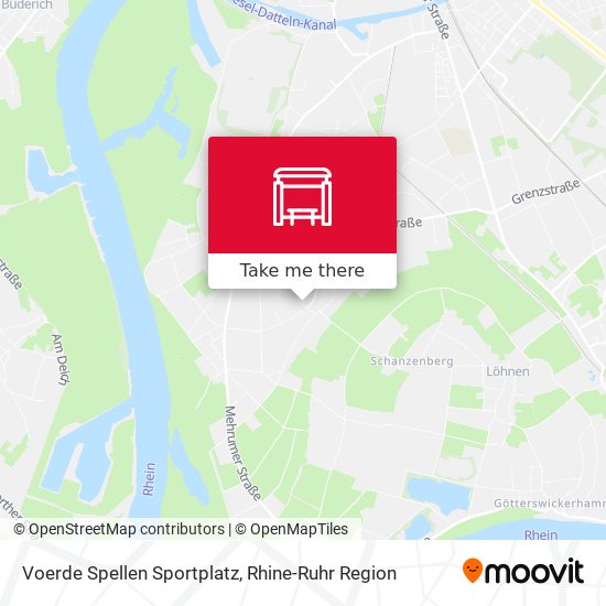 Voerde Spellen Sportplatz map