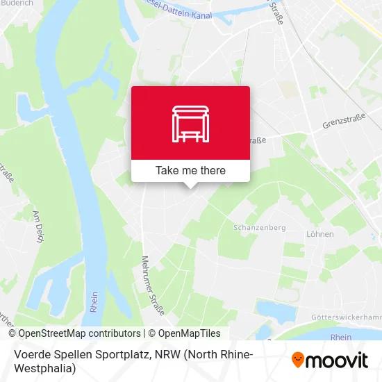 Voerde Spellen Sportplatz map