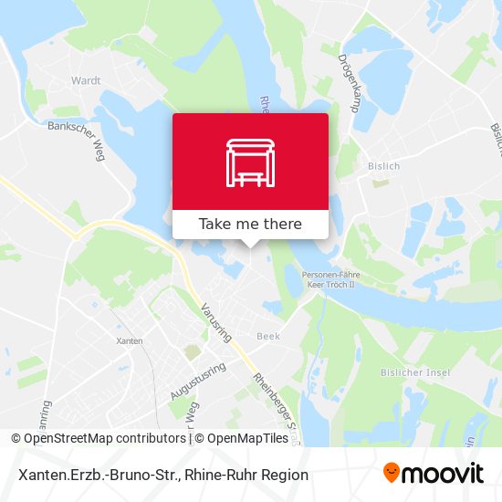 Xanten.Erzb.-Bruno-Str. map