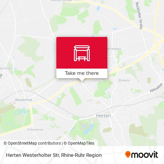 Herten Westerholter Str map