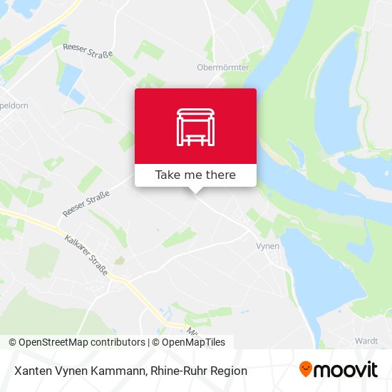 Xanten Vynen Kammann map