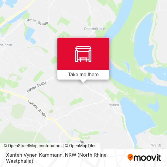 Xanten Vynen Kammann map