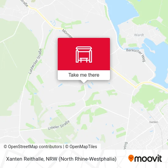 Xanten  Reithalle map