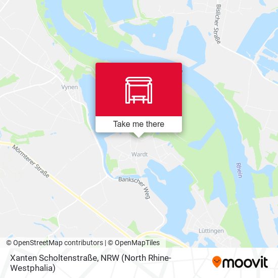 Xanten Scholtenstraße map