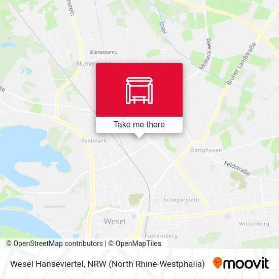 Карта Wesel Hanseviertel