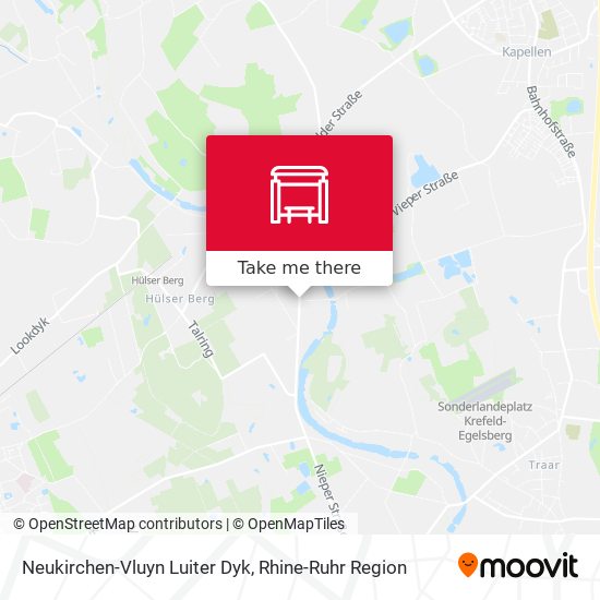 Neukirchen-Vluyn Luiter Dyk map
