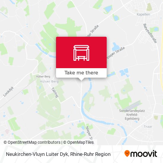 Neukirchen-Vluyn Luiter Dyk map