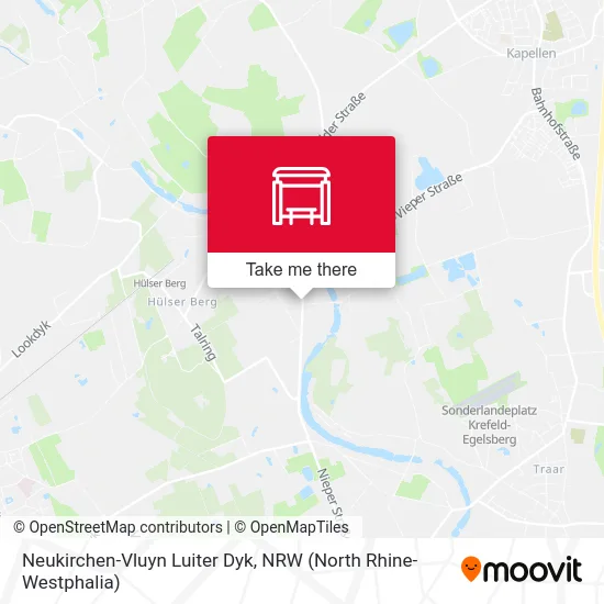 Карта Neukirchen-Vluyn Luiter Dyk