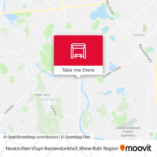 Neukirchen-Vluyn Bestendonkhof map