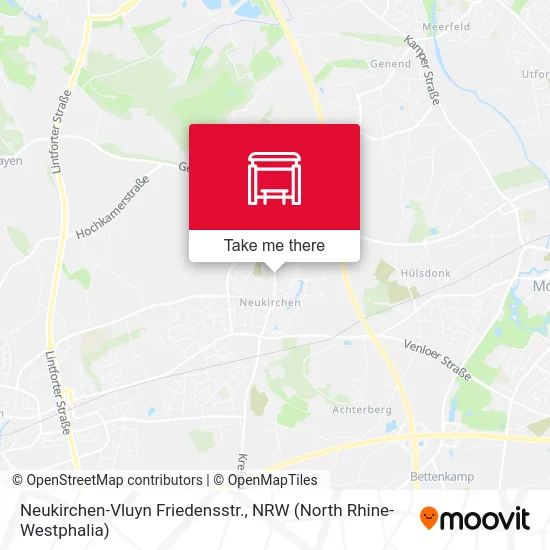 Карта Neukirchen-Vluyn Friedensstr.