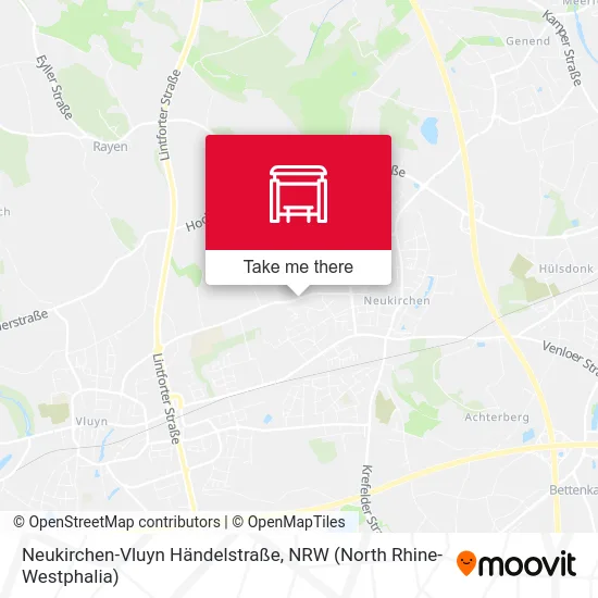 Карта Neukirchen-Vluyn Händelstraße