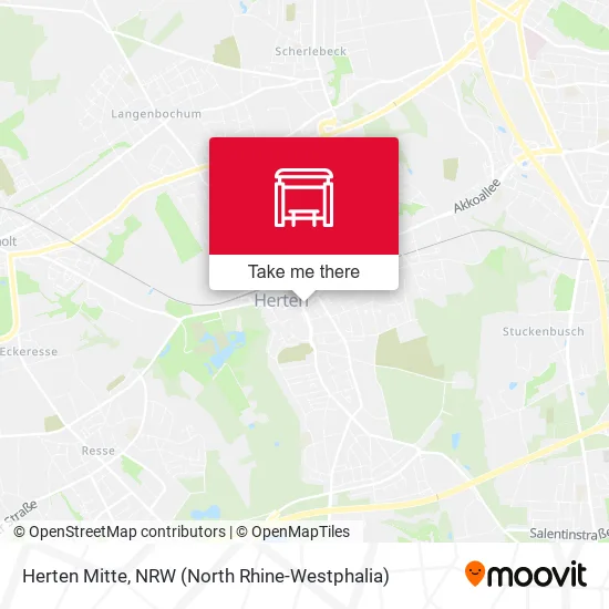 Карта Herten Mitte