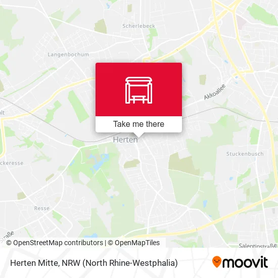 Карта Herten Mitte