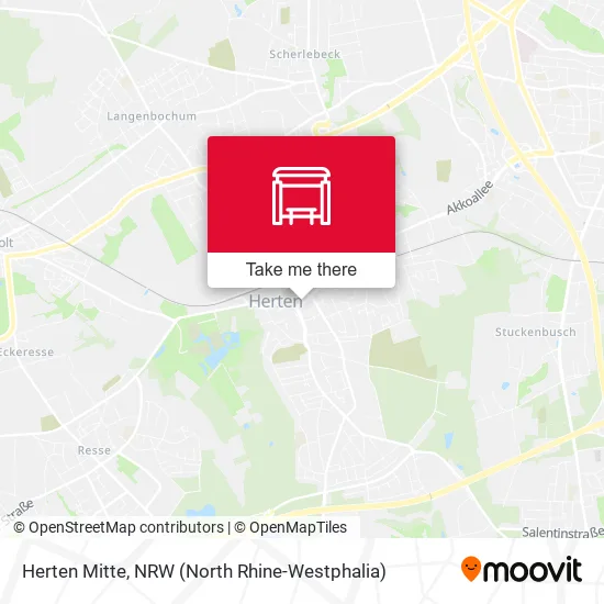 Карта Herten Mitte