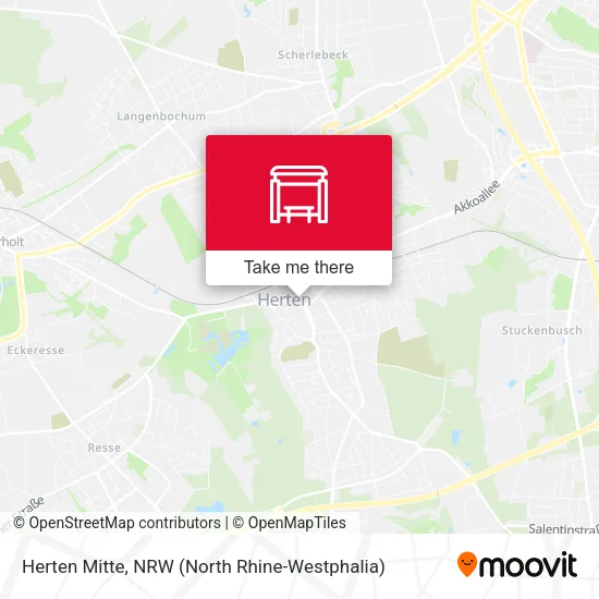 Карта Herten Mitte