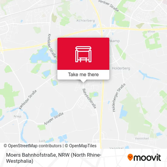 Moers Bahnhofstraße map