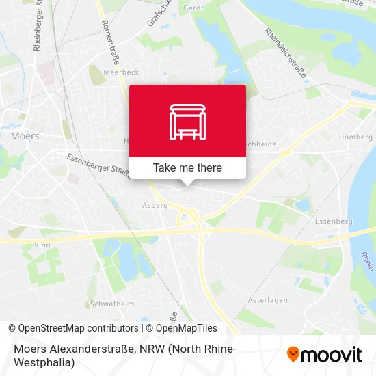 Карта Moers Alexanderstraße