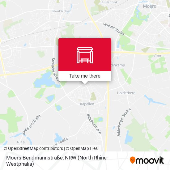 Moers Bendmannstraße map