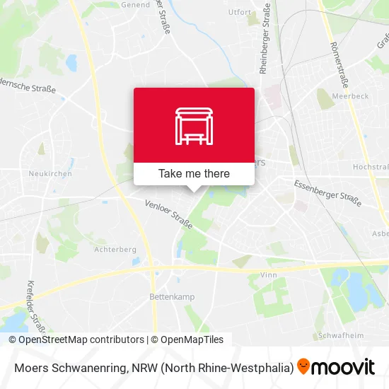 Карта Moers Schwanenring