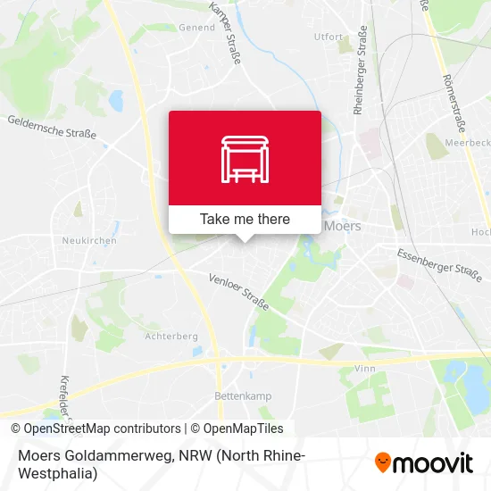 Карта Moers Goldammerweg