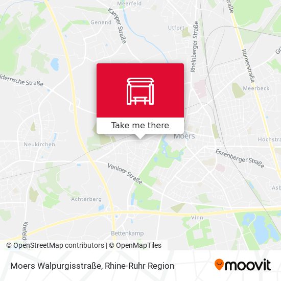 Moers Walpurgisstraße map