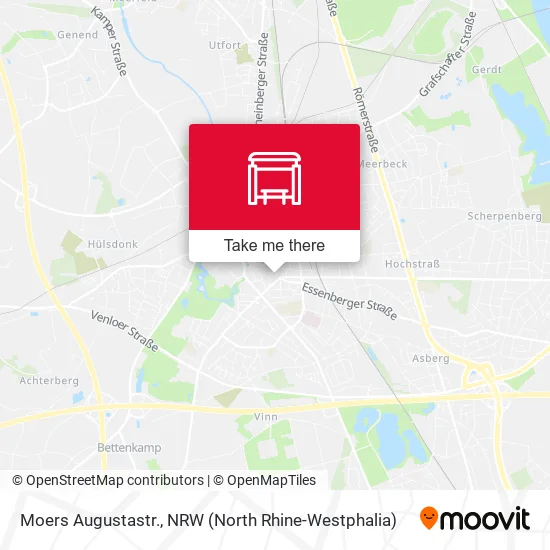 Карта Moers Augustastr.