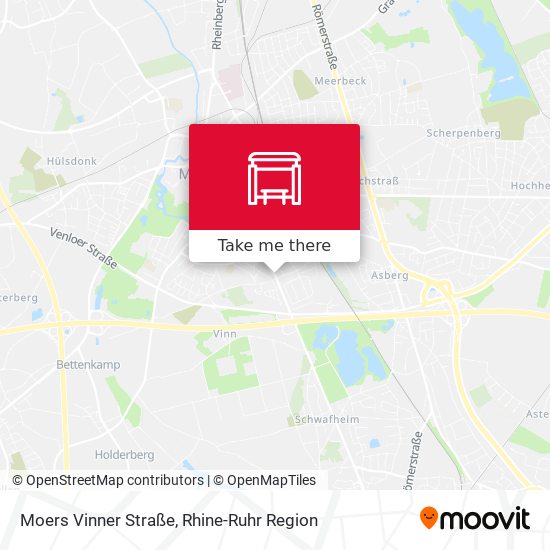 Moers Vinner Straße map