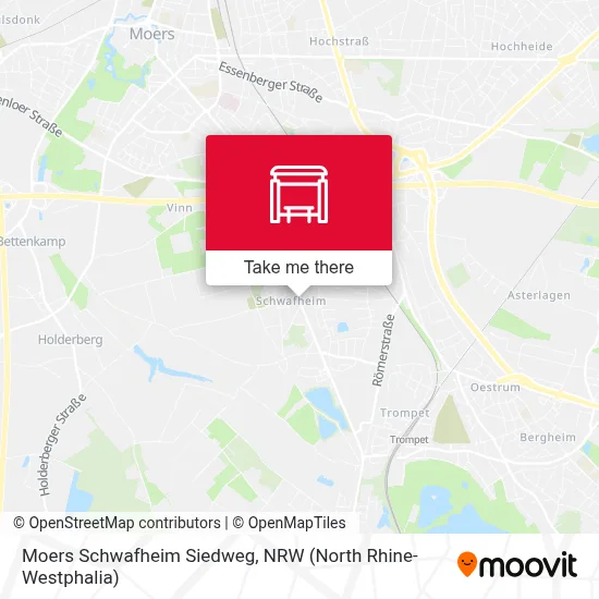 Moers Schwafheim Siedweg map