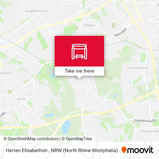 Карта Herten Elisabethstr.