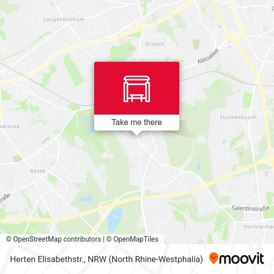 Карта Herten Elisabethstr.