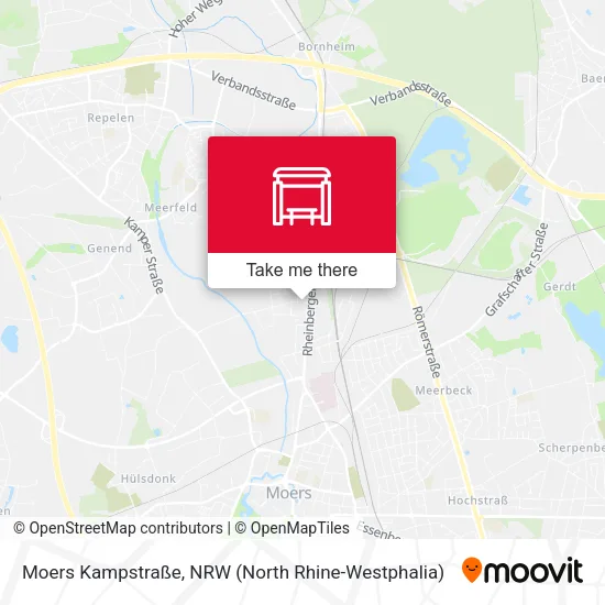 Карта Moers Kampstraße