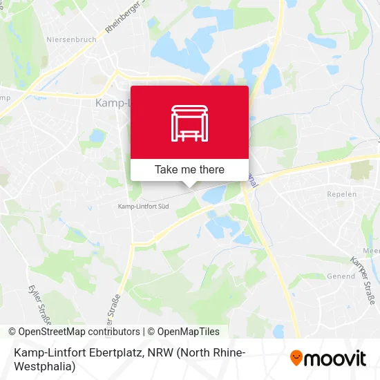 Карта Kamp-Lintfort Ebertplatz