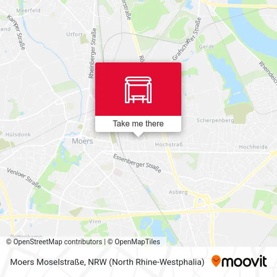 Карта Moers Moselstraße