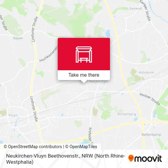 Карта Neukirchen-Vluyn Beethovenstr.