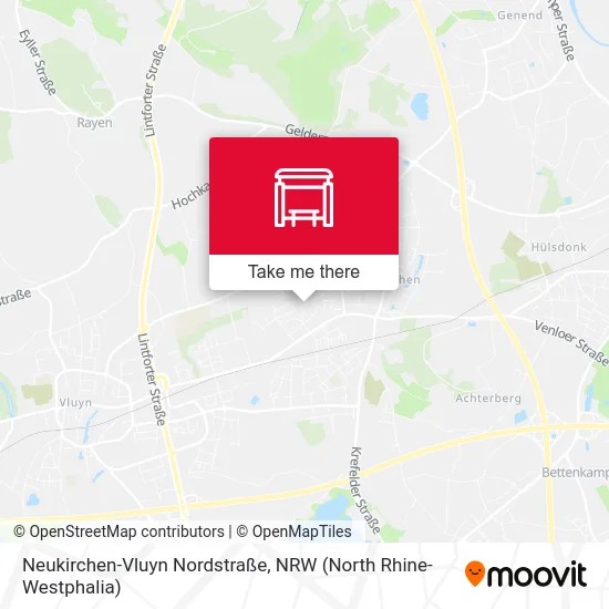 Карта Neukirchen-Vluyn Nordstraße