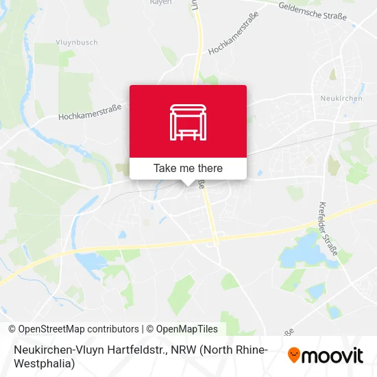 Карта Neukirchen-Vluyn Hartfeldstr.