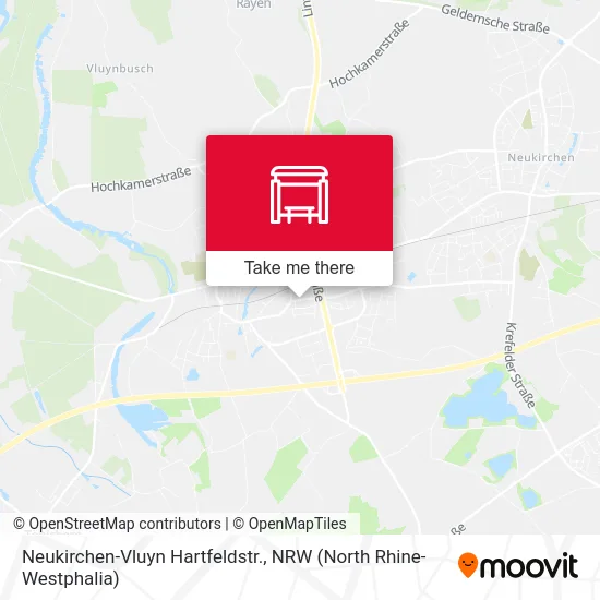 Карта Neukirchen-Vluyn Hartfeldstr.