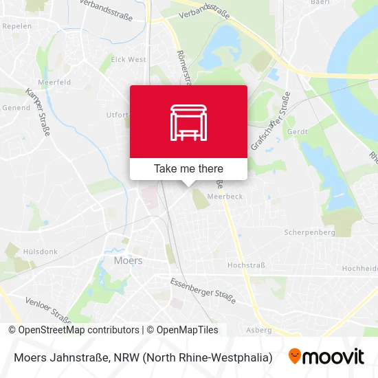 Moers Jahnstraße map