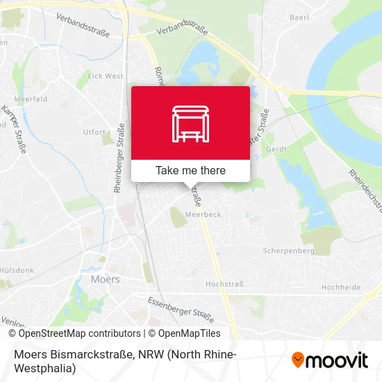 Moers Bismarckstraße map