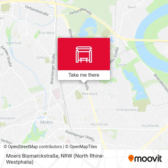 Moers Bismarckstraße map
