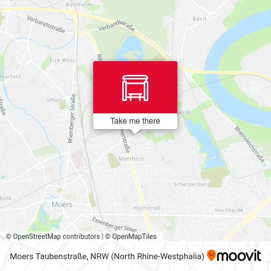 Moers Taubenstraße map