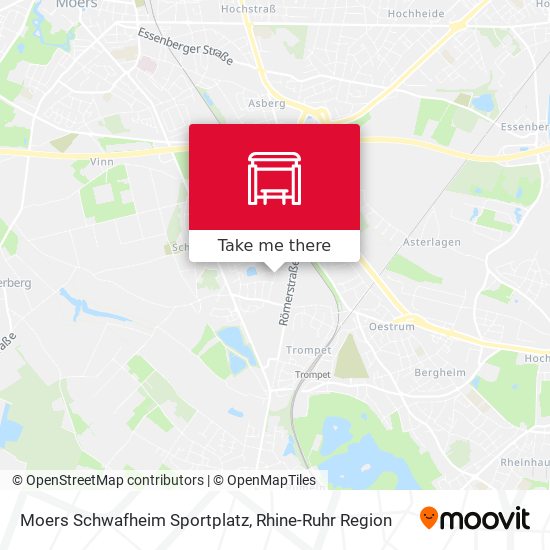 Moers Schwafheim Sportplatz map