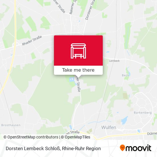 Dorsten Lembeck Schloß map
