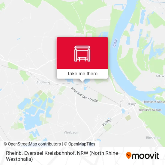 Rheinb. Eversael Kreisbahnhof map